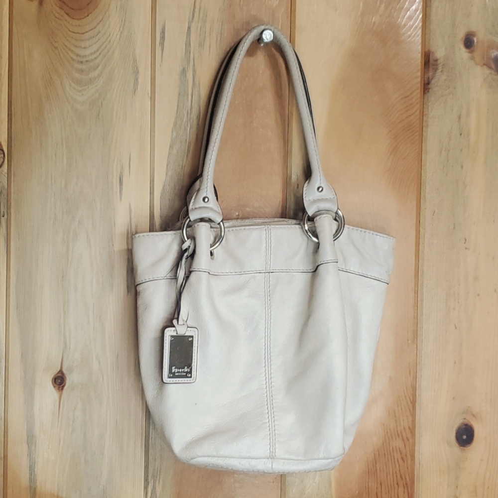 Tignanello Tan Leather Shoulder Bag